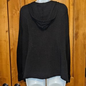 INC Black Shawl w/ hood